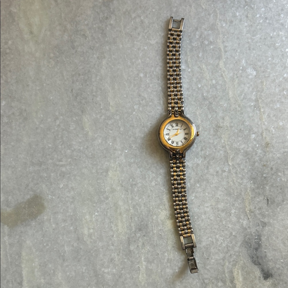 Liz Claiborne Gold and Silver Two-Tone Watch
